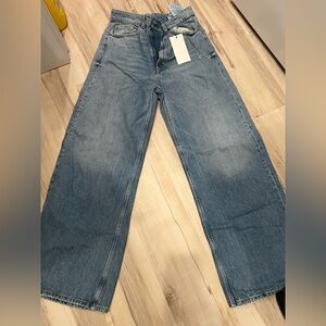 Zara Women's Blue Flare Jeans